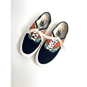 Vans Ultracush Retro Stripe Blue Sneakers Sz W 8.0/M 6.5